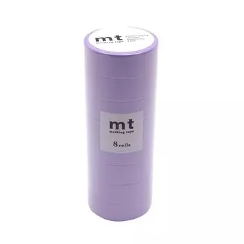 Kamoi Kakoshi mt Masking Tape 8P Width 15mm x 7m 186 Lavender MT08P186R