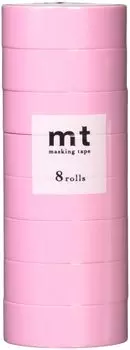 Kamoi Kakoshi mt Masking Tape 8P Width 15mm x 7m 185 Rose Pink MT08P185R
