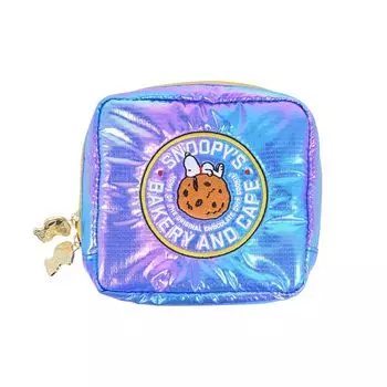 Канцелярские товары Snoopy Квадратный PEANUTS Petit S2333520 Sun-Star Косметичка, Коллекция, Синий, синий