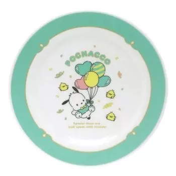Kaneshotouki Sanrio 310153 Pochacco Тарелка в честь 35-летия, прибл.. 7,9 дюйма (20 см), Сделано в японии