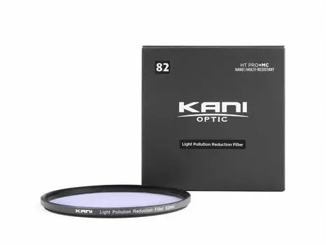 KANI 82mm Light Pollution Cutting Filter LPRF for View Color Fog Sodium Lamp Mercury Lamp Low Water Oil Nano Coating 804952 Starscape/Night
