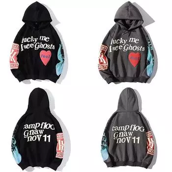 Kanye Lucky Me I See Ghosts толстовка с капюшоном и 3D-принтом 2XL