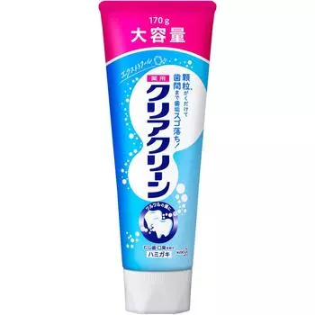KAO CLEAR CLEAN Extra Cool большой размер 170 г (Квази-лекарство) Зубная паста для профилактики кариеса.