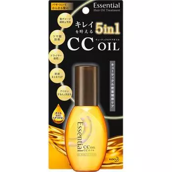 KAO Эфирное масло CC 60 мл Essentials Процедуры вне ванны [Высушите руки полотенцем, нанесите 2–3 капли кондиционера для волос на каждую руку и тщательно распределите ладонью.