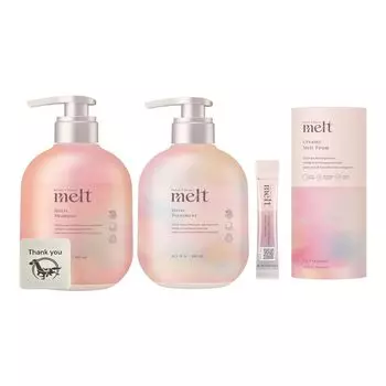 Kao Melt Moist Shampoo Pump 480ml Treatment Pump 480ml Creamy Melt Foam 1g x 12 шт. Набор из 1 шт. Оригинальный логотип Kunutonn в качестве бонуса + + +