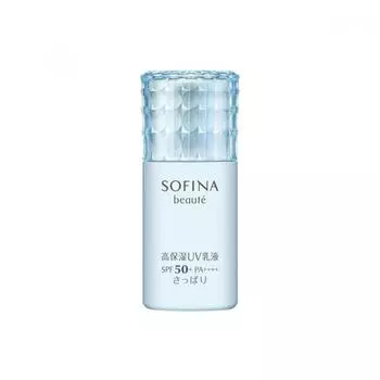 Kao Sofina Beaute Высокоувлажняющая УФ-эмульсия SPF50 Освежающая
