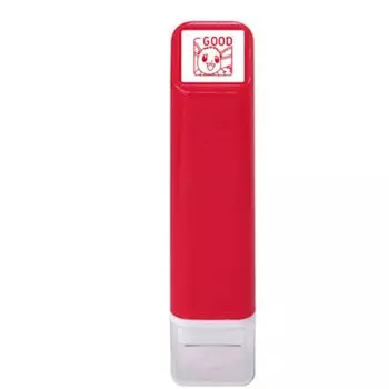 Kao Stamp Pokemon One Point Penetration Stamp Red Children s Eevee/GOOD/Color: 2870-036