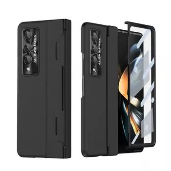 Капа для Samsung Galaxy Z Fold 4 3 5g, чехол на петлях, полная защита, противоударный чехол для ПК для Samsung Z Fold4 Fold3, чехол Funda For Galaxy Z Fold 4 чистый