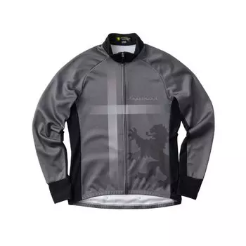 Kapelmuur Thermal Cycling Jacket for Houndstooth Charcoal Size M Fall/Winter (5°C-15°C), Cloth, Gray,