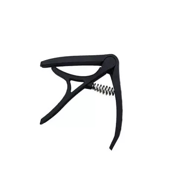 Каподастр для гитары One Touch Capo пружинного типа Folk Electric Classic Acouste Electric Guitar Bass Ukulele Guitar Capo for Acoustic Guitar Black (1 кусок)