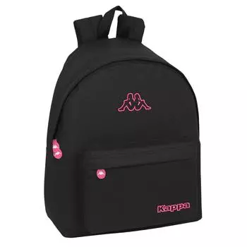 Каппа Черно-розовая сумка Black (33 х 42 х 15 см)