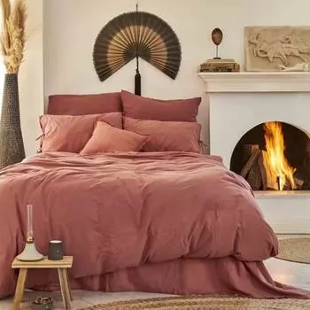 Karaca Home 4 Element Fire Terracotta 100% хлопок двойной пододеяльник набор