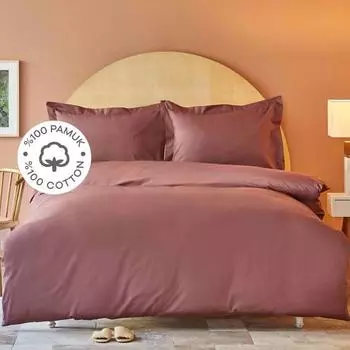 Karaca Home Back To Basic Комплект двойных пододеяльников Sarabi из 100 % хлопка