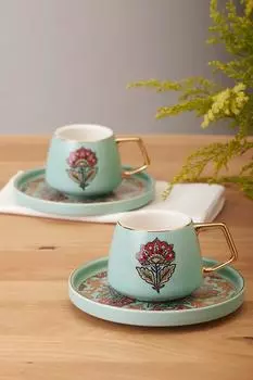 Karaca Karena Coffee Cup Set for 2 People 100 ml