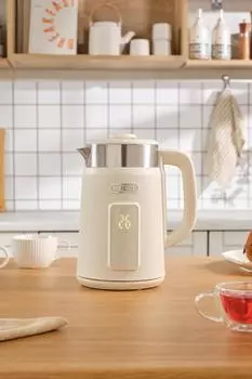 Karaca Multiboil Retro Cool Touch Kettle Water Heater Cream