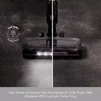 Karaca Vantuz Power Force Pro 2 in 1 Шаржируемый Вертикальный Пылесос