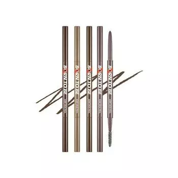 Карандаш для бровей A PIEU Born To Be Madproof Skinny Brow Pencil 0,08 г 01 Dark Brown