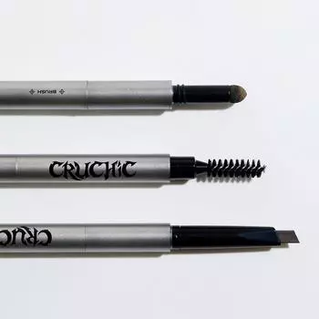 Карандаш для бровей Crusique 3in1 Multi Brow Pencil для мужчин, натуральный серый, 1 шт.