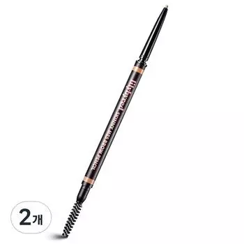 Карандаш для бровей Lilybyred Skinny Scalp 0,06 г, 01 Светло-коричневый, 2 шт.