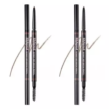 Карандаш для бровей Lilybyred Skinny Scalp 0,06 г, 03 Темно-коричневый, 2 шт.