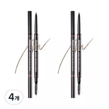 Карандаш для бровей Lilybyred Skinny Scalp 0,06 г, 03 Темно-коричневый, 4 шт.