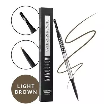 Карандаш для бровей Nanobrow светло-коричневый 1г