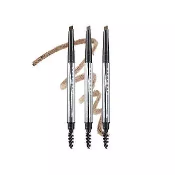 Карандаш для бровей WAKEMAKE Natural Hard Brow Pencil 0,1 г 01 Dark Brown
