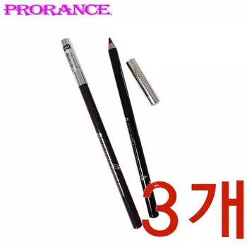 Карандаш для глаз Prorance Wood, 02 Черный, 3 шт.
