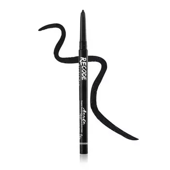 Карандаш для глаз Recode Black Eyeliner Acute Kajal с водостойкой и неразмазывающейся формулой, черный, 0,35 г 0.35 g чёрный