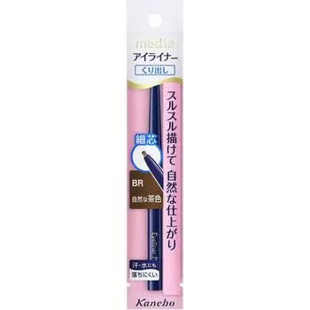 Карандаш для глаз средней тональности Abr Natural Brown 1 шт.