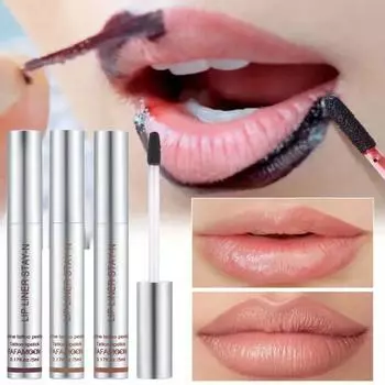 Карандаш для губ Peel Lip Liner Outline Lip Shape Lip Color водостойкий, не размазывается Карандаш для губ Peel Lip Liner с кисточкой для губ 5ml