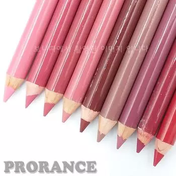 Карандаш для губ Prorance Professional Wood Lip Liner Pencil, 2 шт., 11 пастельно-розовый