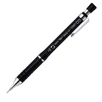 Карандаш механический Zebra Tect Two Way Light Pure Black 10 шт. 0,3 B-MAS42-PBK
