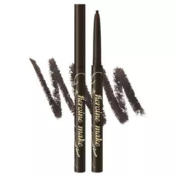 Карандаш-подводка для глаз Heroine Make Long Stay Smooth Gel 0,1 г, черно-коричневый, 1 шт.