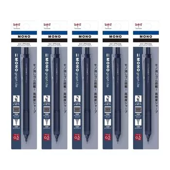Карандаш Tombow Sharp MONO Monograph светло-синий 5 шт. 0,5 мм DCD-521AAZ
