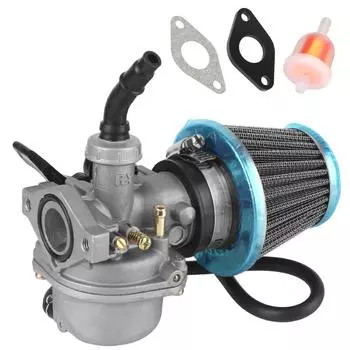 Карбюратор PZ19 для 50cc 70cc 80cc 90cc 110cc 125cc ATV Dirt Pit Bike 19 мм карбюратор с воздушным фильтром 35 мм для Taotao Honda CRF Карбюратор Топливный фильтр PZ19 Set серый