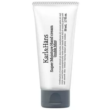 Karl & Hans Super Moisture Крем для рук с двойным ароматом мяты, 50 мл, 1 шт.