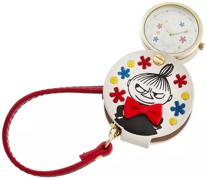 Карманные часы Moomin Bag Charm Watch Little My с лупой женские [Fieldwork] MOM008-4