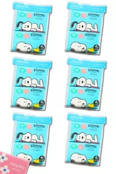 Карманные салфетки Kleenex Lotion, 4 шт. в упаковке [x6]