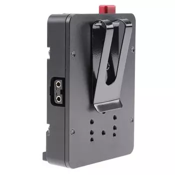 Карманный адаптер для блока питания аккумулятора V-Lock V-Mount с зажимом-зажимом для аккумулятора серии F