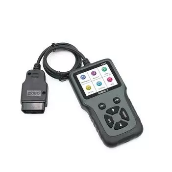 Карта кода OBD Bluetooth Тестер аккумулятора Диагностический инструмент для автомобиля Карта кода информации об автомобиле, Карта кода данных о неисправностях серый