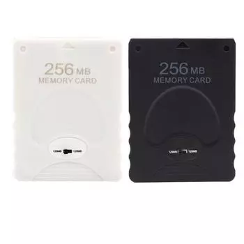 Карта памяти 256 МБ Ps2, черный, белый цвет, карта сохранения игровых данных, модуль Stick для Sony Playstation 2 с Fmcb