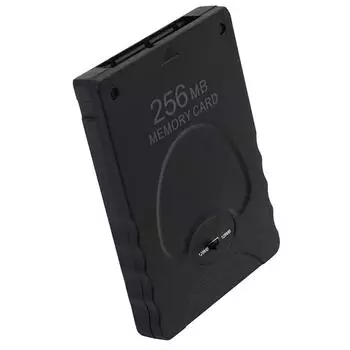 Карта памяти для хранения данных консоли объемом 256 МБ для PS 2 PS2 (черный)