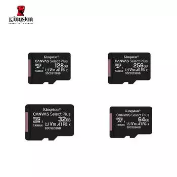 Карта памяти Kingston Canvas Select Plus microSD 100 Мбит/с