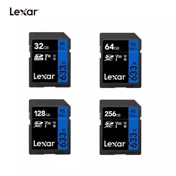 Карта памяти Lexar SD 633X U3 Class10 UHS-I C10 32GB