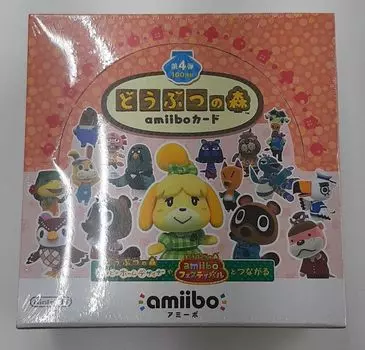 Карточка amiibo Animal Crossing 4 1BOX Shrink включена в комплект Карточка Amiibo Vol. (50 упаковок) (нераспечатанный)