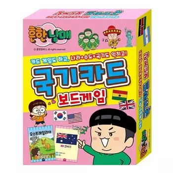 Карточка с общим флагом братьев и сестер: Настольная игра, представительная настольная игра Кореи