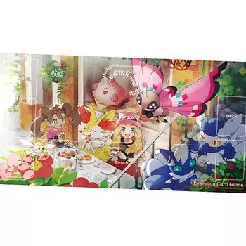 Карточная игра Pokemon Sword & Shield резиновый игровой коврик Serena