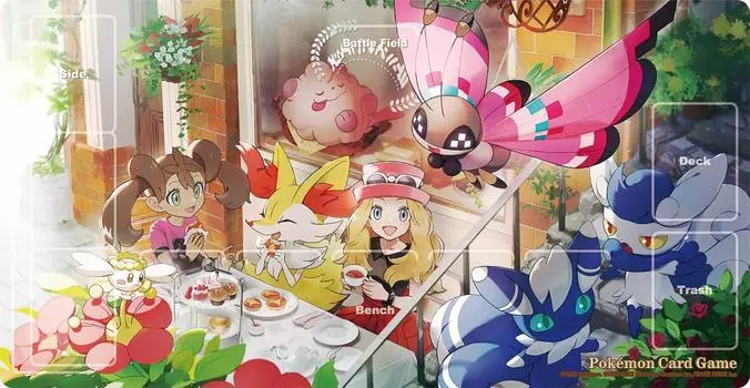 Карточная игра Pokemon Sword Shield Резиновый игровой коврик Serena &