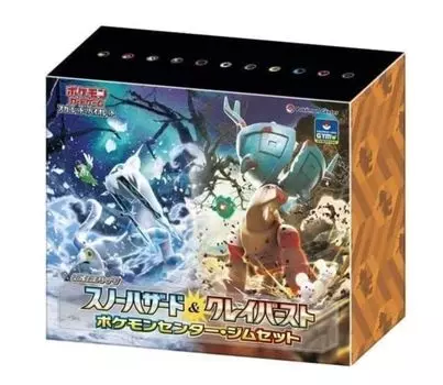 Карточная игра Pomon Scarlet Violet Pack Snow Hazard Clay Burst Pokemon Center Gym Set Nanjamo Set & Расширение &